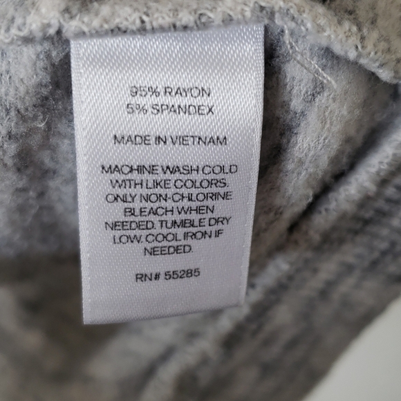 Express One Eleven Space Dyed V-neck Hoodie Size L - Picture 7 of 7